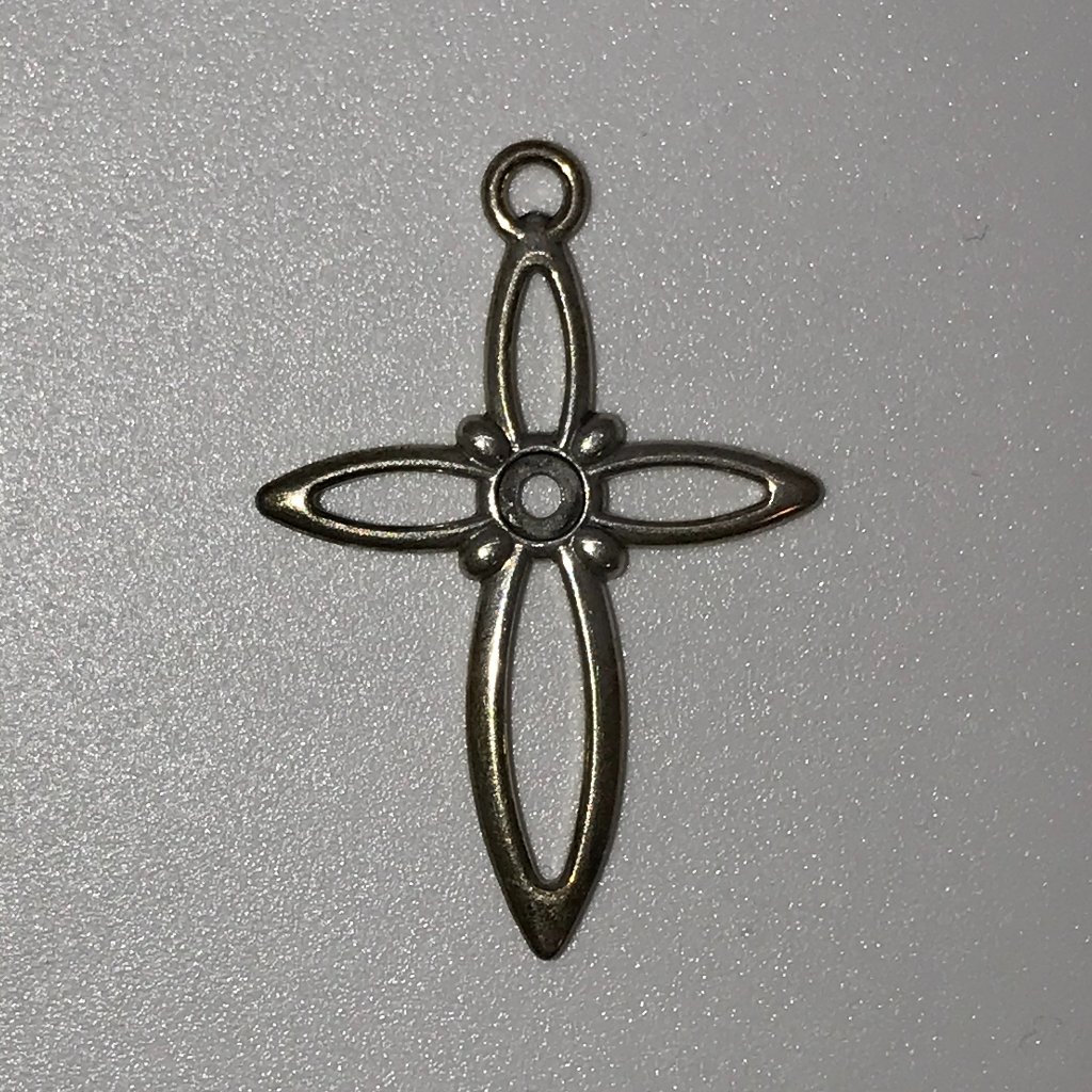 Sterling Silver Open Cross Pendant